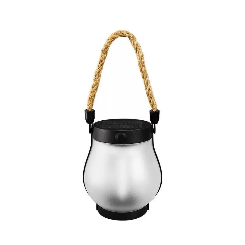 Solar Flame Rope Lantern