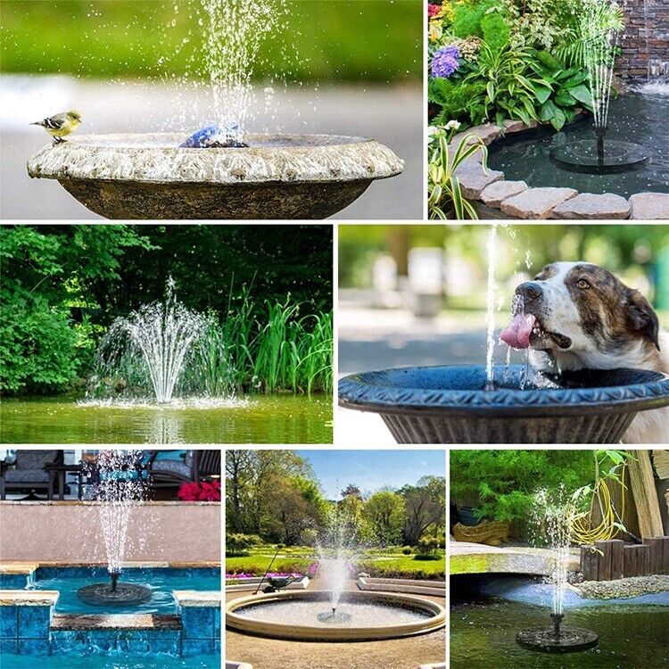 Solar Bird Bath Fountain