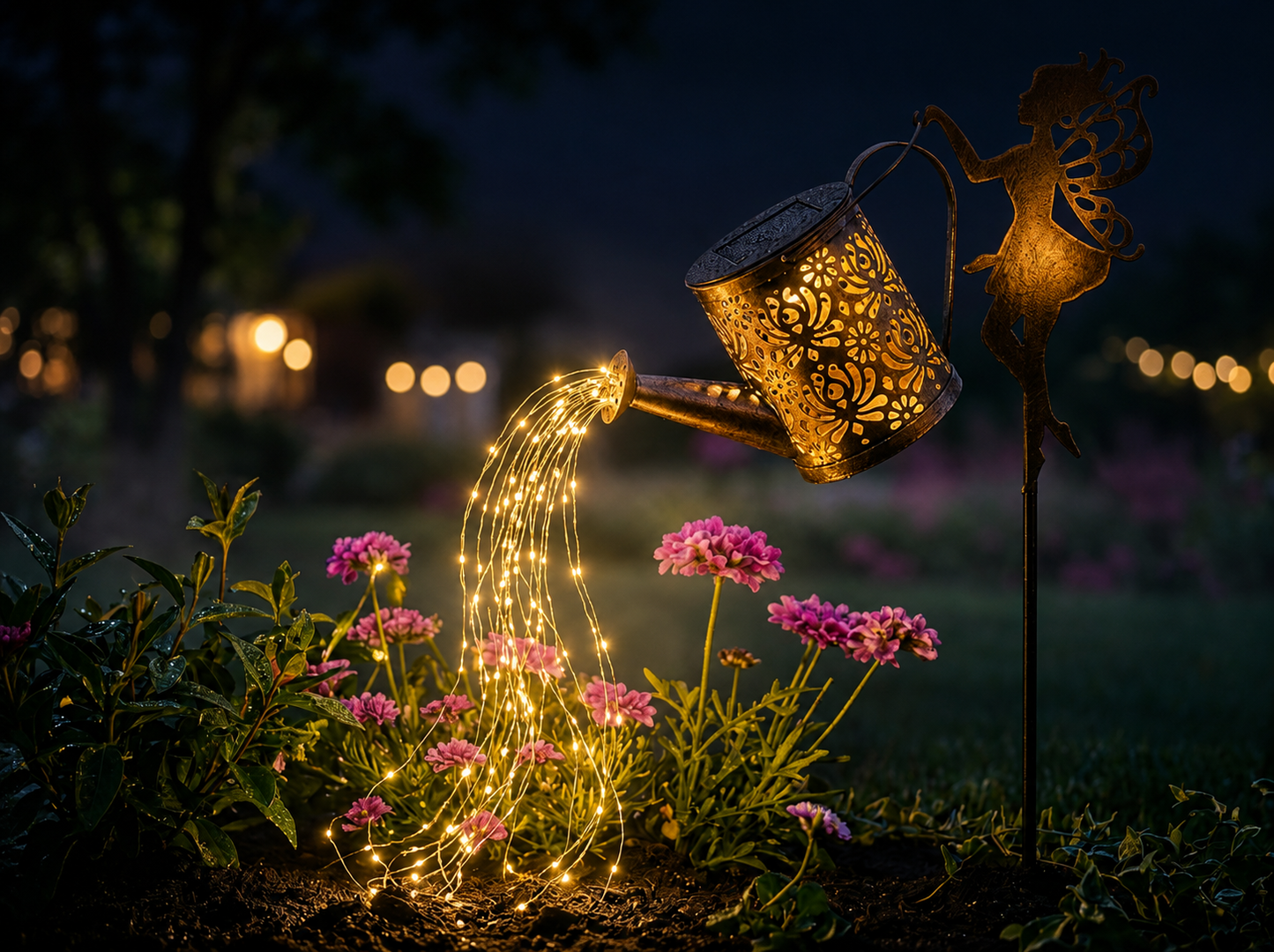 Solar Watering Can Light