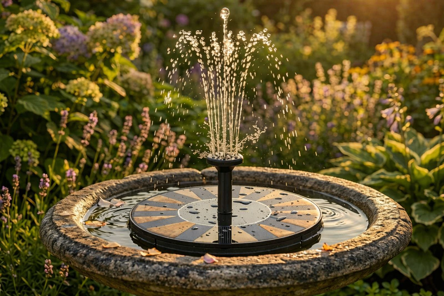 Solar Bird Bath Fountain