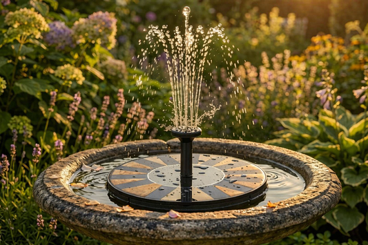 Solar Bird Bath Fountain