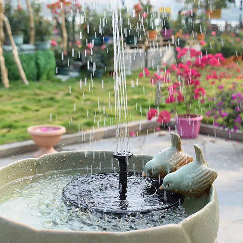Solar Bird Bath Fountain
