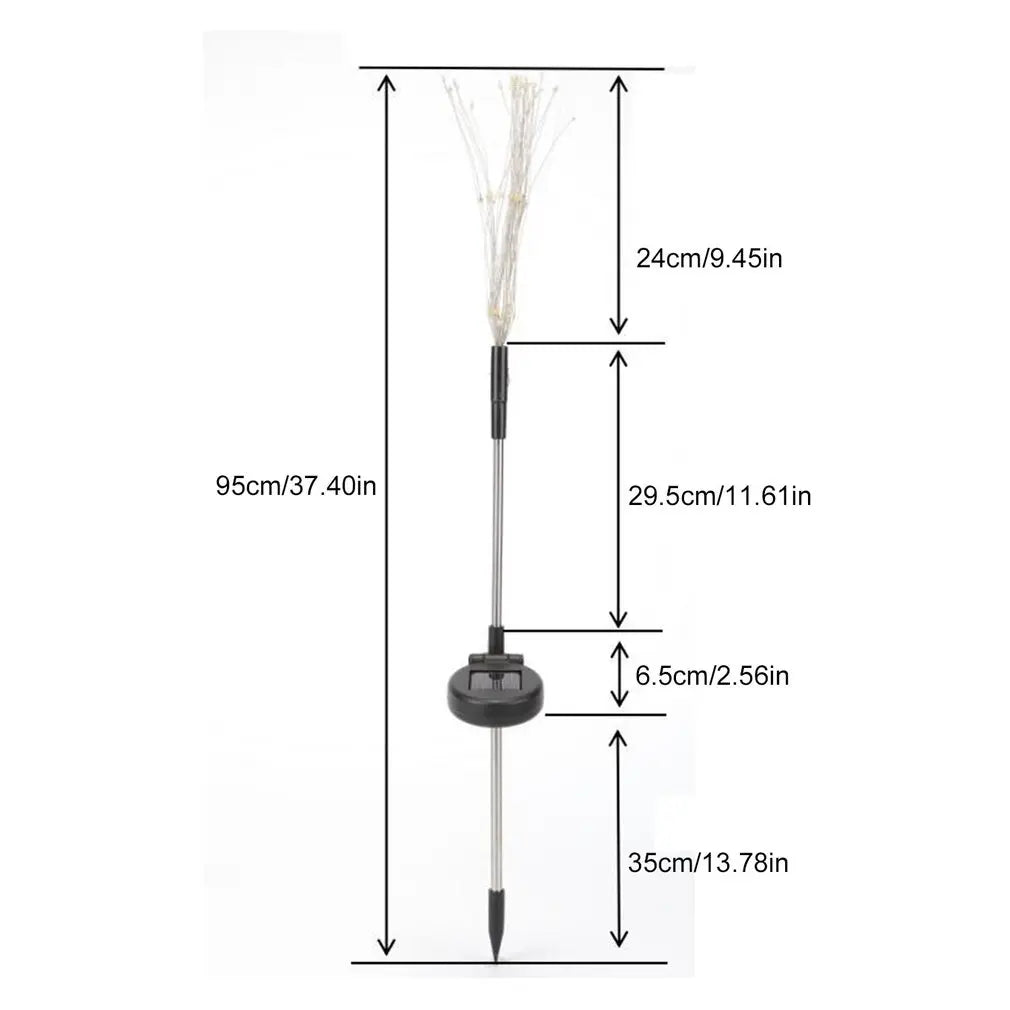 Solar Dandelion Fireworks Lights
