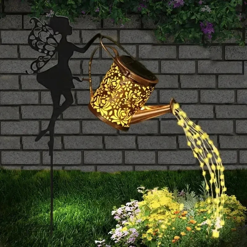 Solar Watering Can Light