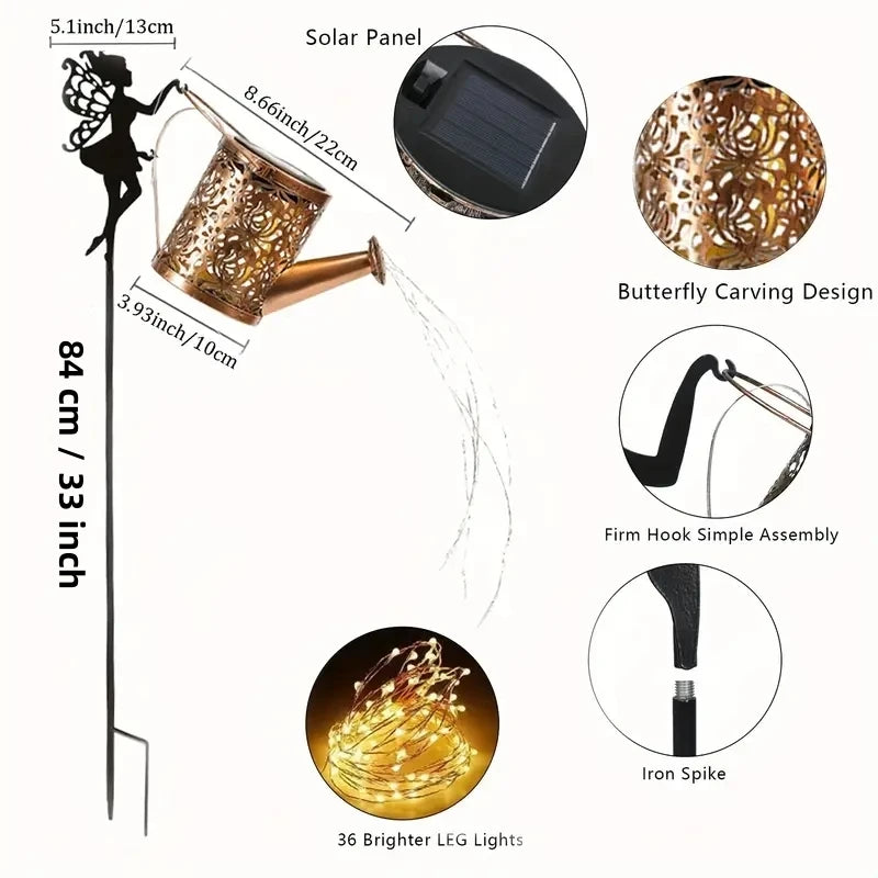 Solar Watering Can Light