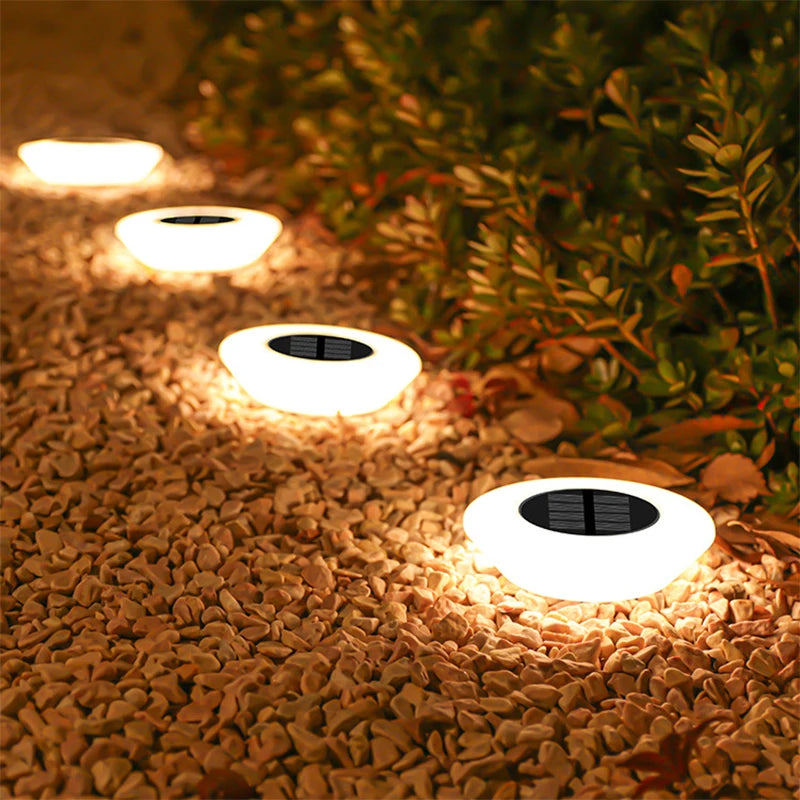 Solar Ground Disc Lights
