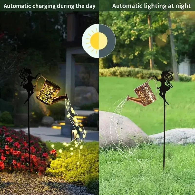 Solar Watering Can Light